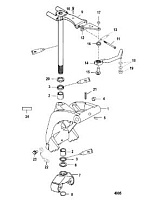 Поворотный кронштейн 2-Х ТАКТНОГО ПЛМ MERCURY 55 Серийный номер от 0P325500 и выше