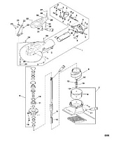Струйный насос в сборе 2-Х ТАКТНОГО ПЛМ MERCURY 50EO Серийный номер от 0P017000 до 0P325499