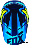 Козырек к шлему Fox V1 Race Helmet Visor Blue/Yellow