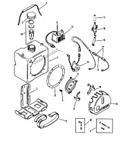 Авто-смесь 2-Х ТАКТНОГО ПЛМ MERCURY 60 Серийный номер от 9385911 до 9469199