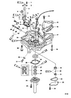 Маслосборник 4-Х ТАКТНОГО ПЛМ MERCURY 6 Серийный номер от 0R067090 и выше