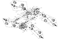 Трансмиссия КВАДРОЦИКЛА STELS ATV 700 GT 2012