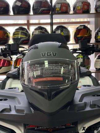 Шлем модуляр HETOSHI OIKE цв. Черно-серый р.XXL