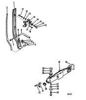 Крепления 2-Х ТАКТНОГО ПЛМ MERCURY 75 Серийный номер от 0A996142 до 0B240450