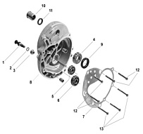Картер редуктора СКУТЕРА STELS VORTEX 150