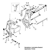 Кронштейн транца (NON POWER TRIM & POWER TRIM) 2-Х ТАКТНОГО ПЛМ MERCURY 90 Серийный номер от 9793577 до 0P016999