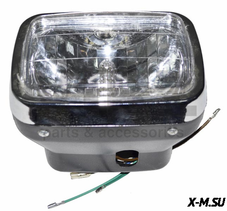 Фара головного света в сборе DELTA (квадр.)