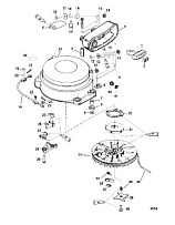 Стартер в сборе (ручной) 2-Х ТАКТНОГО ПЛМ MERCURY 90 Серийный номер от 0P017000 до 0P325499