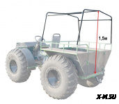 Дуги тента кузова вездехода Тайга