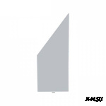 Стекло ветровое для катера Салют 480 (левая половинка) из МПК