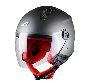 Шлем MINI JET matt gun metal (оружейный метал/матовый)